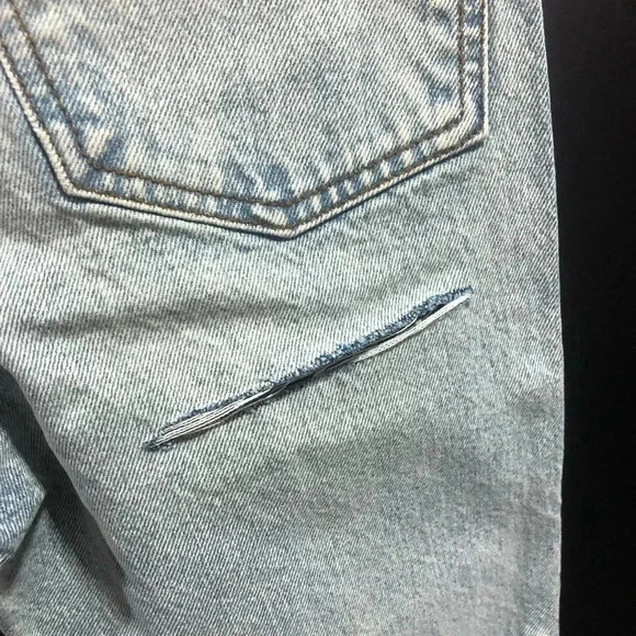 Revice Denim Ex-Boyfriend Straight Leg Distressed,light wash, Player One Jeans - Picture 5 of 12